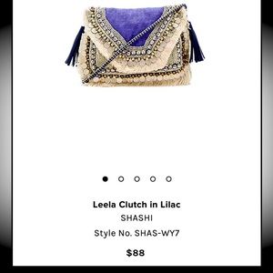 Boho inspired crossbody bag. See pic for dimensions- like new!